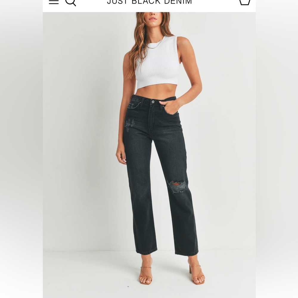 Premium Jeans, label, Black Denim/USA